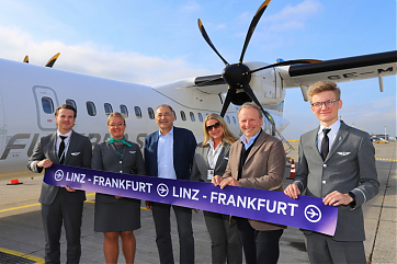 Linz Airport marks the resumption of Frankfurt flights » news | tma online the